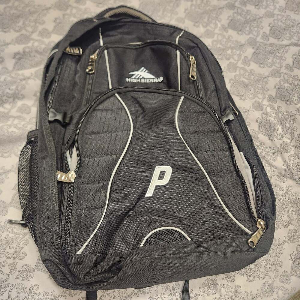 High Sierra Swerve Laptop Backpack Primary Athletic Mark Black